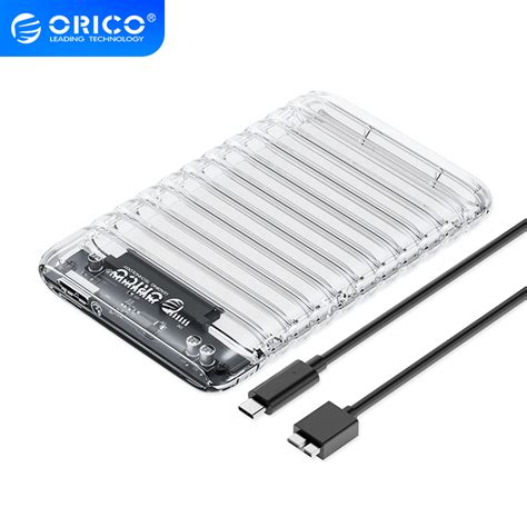 orico 2.5 hard drive enclosure usb3.0 to sata metal mesh|2.5 inch hard disk enclosure with sliding cover .